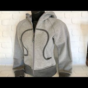 Lululemon grey scuba hoodie great condition